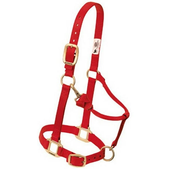 35-7036-RD Large Adjustable Chin & Throat Snap Halter - Red