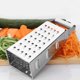 thumbnail image 1 of 1x Stainless Steel 4 Sided Cheese Grater Vegetable Carrot Slicer Shredder Box, 1 of 9