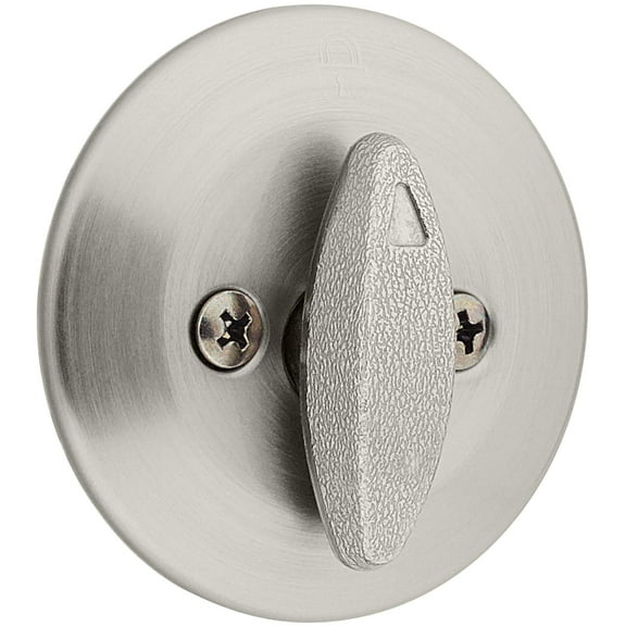 Kwikset 663 Security Series One Sided Deadbolt Without Back Plate - Satin Nickel