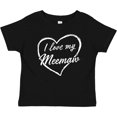 thumbnail image 3 of Inktastic I Love My Meemaw in White Chalk Heart Boys or Girls Baby T-Shirt, 3 of 5