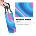 thumbnail image 4 of Insulated Stainless Steel Sports Water Bottle With Straw and Handle,Minimalist Art Style Ideal for Outdoor Use 600 ml Vector Demonstration Design, 4 of 7
