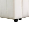 thumbnail image 6 of Rockport Modular White Microfiber 6-Piece Living Room Sofa Set, 6 of 6