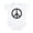 Cloud White, variant on - Vintage' Peace Symbol Infant Bodysuit - Baby Light Bodysuit