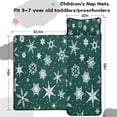 thumbnail image 5 of Green Christmas Snowflake Pattern Toddler Nap Mats for Kids Preschool,59"x22" Sleeping Mat Bag or Kids,Toddler Sleeping Bag,Toddler Nap Mat or Daycare, 5 of 6
