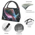 thumbnail image 4 of Fuzoiu Bird 3 Print Portable Insulation Lunch Bag,Large Lunch Box,Container Reusable Leakproof Tote for Work, Travel, and Outdoor Activities, 4 of 6