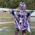 thumbnail image 3 of Peluca de cosplay degradada morada para juego Genshin Impact Lolita Gradient Party Harajuku Hair, 3 of 5