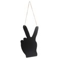 thumbnail image 1 of Tableau Noir en Bois Tableau de Messages Suspendu en Forme Créative Tableau Noir, 1 of 9