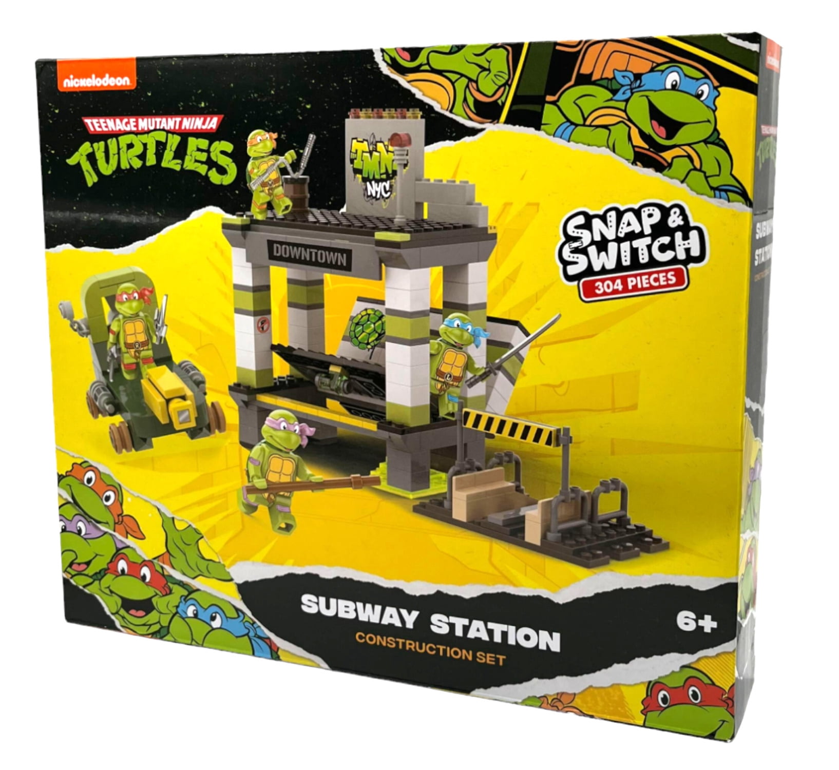 Teenage Mutant Ninja Turtles Subway Station Snap  Switch Set