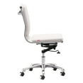 thumbnail image 2 of Zuo Lider Plus Armless Office Chair White, 2 of 5