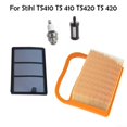 thumbnail image 1 of Air Filter Fuel Spark Plug Set For Stihl TS410 TS 410 TS420 TS 420 SAWS PARTS, 1 of 8
