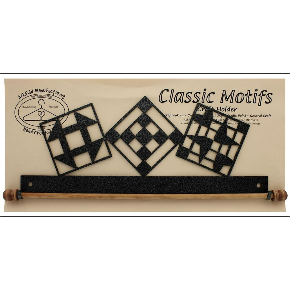 Ackfeld Holder 12" Quilt Block Fabric Holder Chrcl