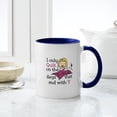 thumbnail image 4 of CafePress - I Only Quilt Mugs - 11 oz Ceramic Mug - Novelty Coffee Tea Cup, 4 of 4