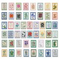 thumbnail image 2 of Sellos postales de viaje vintage, 50 unidades, Retro Stamp Co, 2 of 2