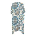 thumbnail image 2 of HELLHERO High Quality Fabrics Bathing Suit Cover Up for Beach Vacation Lightweight Free Size Beach Cover Up Datura Flower, 2 of 6
