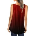 thumbnail image 4 of Corset Top Women's Décontracté Régulier Imprimé Col en V Sans Manches Top Women's Hauts, T-Shirts et Blouses en Liquidation, 4 of 5