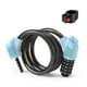 thumbnail image 1 of 5digit combination cable lock for bicycles, mountain bikes, security blue bike lock, 1 of 5