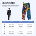 thumbnail image 4 of Vsdgher Vibrant Rainbow Parrot Fantasy Mens Pajama Pants Sleep & Lounge Pants, PJ Pants-Small, 4 of 6