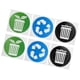 thumbnail image 3 of Pegatinas de PVC Reutilizables 60pcs/Set de Basura, Calcomanía de Basura, Casas oficinas para exteriores al aire libre, 3 of 7