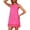 RoseRed, variant on Womens Summer Boho A-Line Mini Dress Sleeveless Colorblock Sundress Beach Vacation Coverups