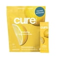 thumbnail image 1 of Cure Hydration | Plant-Based Electrolyte Drink Mix | No Added Sugar | Dehydration Relief Powder Made with Coconut Water | Non-GMO | Vegan | FSA & HSA | Pouch of 14 Packets - Lemonade, 1 of 5