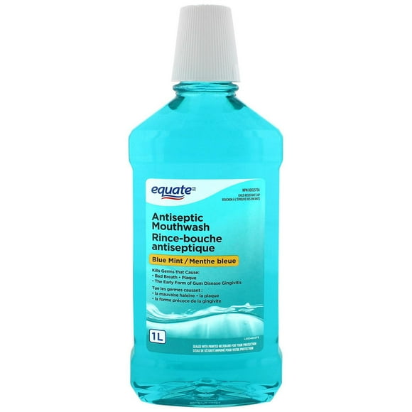 Equate Blue Mint Antiseptic Mouthwash