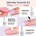 thumbnail image 2 of Kit de uñas de gel Beetles X Press Plus French rosa, 150 piezas, 2 of 8