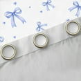 thumbnail image 4 of Feelyou Blue Bow-tie Child Black Out Curtains, Kawaii Princess Bowknot Curtains Pack of 2 (42x63 Each), Fairy Tale Style Bedroom Curtains, Curtains and Drapes Room Decor, 4 of 6