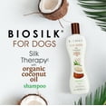 thumbnail image 2 of Biosilk Dogs Silk Therapy Shampoo Organic Coconut Oil Sulfate and Paraben Free 12 oz., 2 of 8