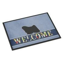 Carolines Treasures BB5567JMAT Puli Welcome Door Mat Indoor Rug or Outdoor Welcome Mat 24x36 Doormat  24H X 36W