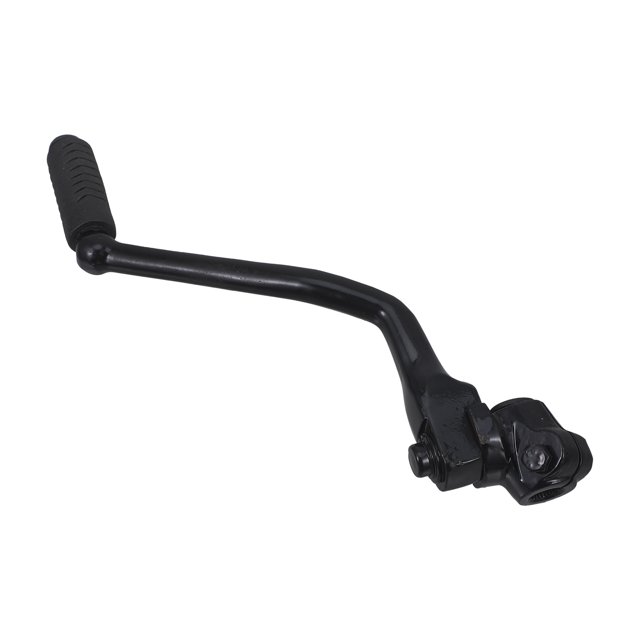 KONTONTY Motorcycle Gear Shifter 1Pcs Black Steel Starter Lever with Rubber for ATV Racing Bike 11.2x2.6x1.4in