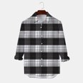 thumbnail image 4 of Camisas Y Playeras Hombres Casual Manga larga Primavera Verano Turndown Neck 3D Impreso Camisas Moda Top Blusa Camisas (D, XL), 4 of 5