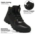 thumbnail image 3 of COM STAR Men Hiking Boots Breathable Outdoors Mid Ankle Walking Shoes Lightweight Mountaineering Shoes  for Trekking, Camping, 3 of 12