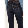 thumbnail image 4 of Wrangler Women's Retro Dark Wash Mid Rise Mae Alexis Stretch Bootcut Jeans - 112321491 7W x 36L, 4 of 4
