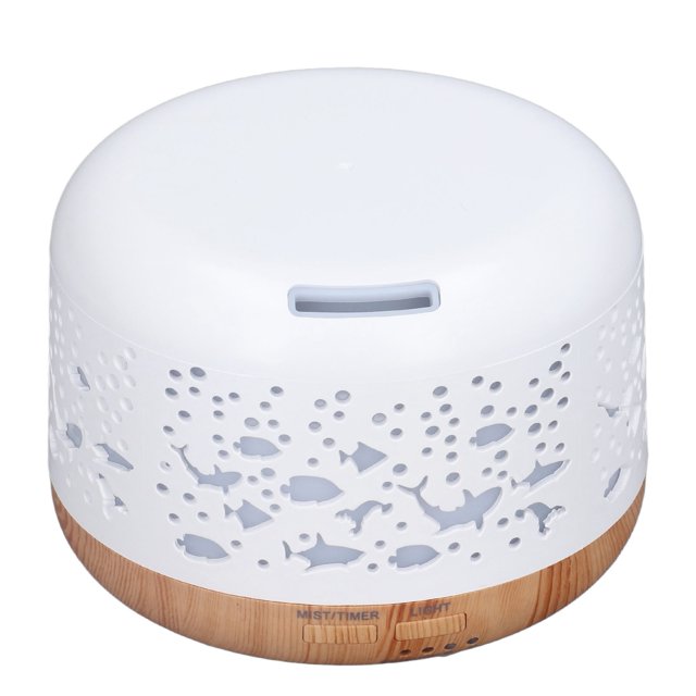 Mini Humidificador ANGGREK de Aromaterapia 300 Ml Funcionamiento Silencioso con Luz Nocturna