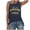C120/Navy, variant on Tank Tops For Women Summer Letter Print Crew Neck Sleeveless T Shirt Loose Fit Trendy Fashion Clothes