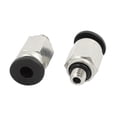 thumbnail image 2 of 20 piezas de conector neumático de unión rápida con rosca macho M5 y diámetro de 4 mm, 2 of 4