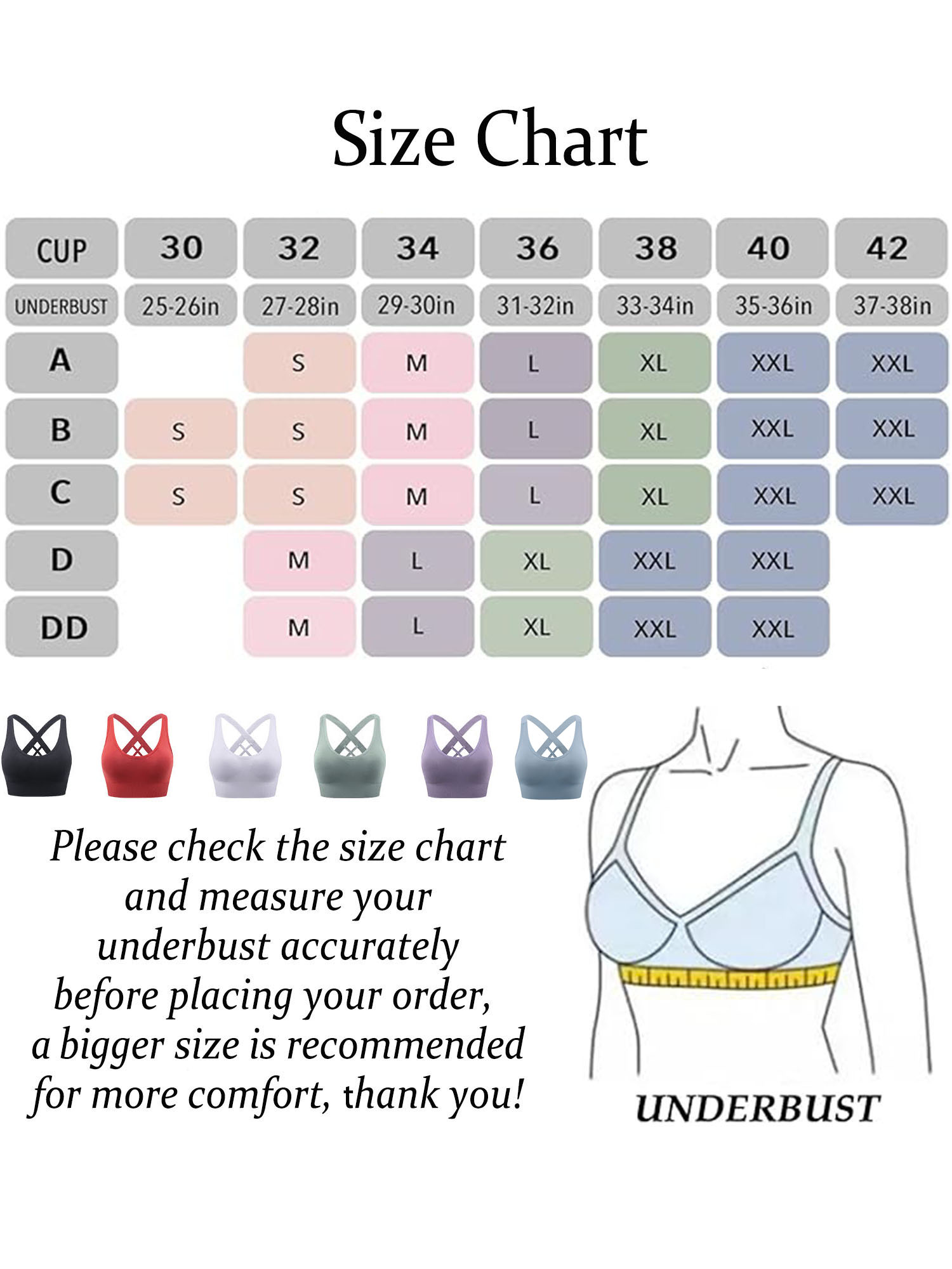 Hanerdun 3-Pack Women's Padded Seamless Sports Bra photo 3