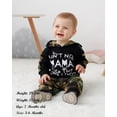 thumbnail image 2 of Conjunto de pantalones con capucha y camuflaje ZOEREA 4T Outfit para bebés, 2 of 6