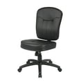 thumbnail image 4 of Boss Office Products LeatherPlus Task Chair with Casters, Black, 4 of 8
