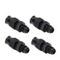 thumbnail image 1 of AN6 Coupler, Anti Rust Male Thread Straight Aluminium Alloy 4PCS AN6 Adapter With Brass Ferrule For Liquid Gas Diesel Oil 5/16in, 1 of 8