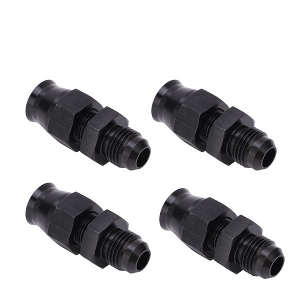 Acoplador AN6 4 Piezas Adaptador Antioxidante AN6 A Prueba De Fugas Con Virola De Latón Para Aceite De Gas Líquido ANGGREK Accesorios