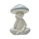 thumbnail image 3 of Estatua de hongo de meditación, figura decorativa, bonito adorno de mesa para escritorio. Estilo C, 3 of 9
