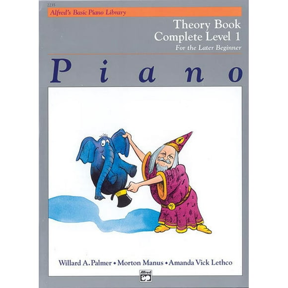 Bibliothèque de Base pour Piano d'Alfred, Livre de Théorie Complet 1 (1A/1B)