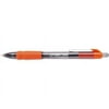 Hub Pen 588ORA-BLUE MaxGlide Click Tropical Orange Pen - Blue Ink - Pack of 250
