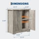 thumbnail image 5 of Buffet sideboard gabinete: moderno accent almacenamiento consola con fluted doors & adjustable estantes para dining room, sala de estar & hallway, 5 of 8