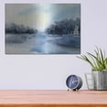 thumbnail image 4 of Luxe Metal Art 'Winter River' by Katrina Pete, Metal Wall Art, 16"x12", 4 of 9