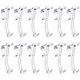 thumbnail image 1 of Paquete de 12 clips para persianas de 2,5 pulgadas, repuestos transparentes para persianas verticales, 1 of 5