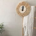 thumbnail image 3 of 2x Decoración Colgante De Pared De Paja 40cm Tapiz Arte Artesanía Decoración De La Habitación Del Hogar Sunnimix Tapiz para colgar en la pared, 3 of 8