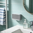 thumbnail image 1 of Bathroom Laundry Soap Box Dormitory Soap Box Wall-Mounted Double-Compartment Drainable Soap Box With Renovate Lid No Drilling Required, 1 of 6