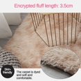 thumbnail image 6 of Super Soft Fluffy Floor Rug Washable Shag Rug Shaggy Area Rug Bedroom Dining Room Anti-skid Carpet Yoga Mat Child Play Mat 39.3''x63'', 47.2''x63'', 47.2''x78.7'', 63''x78.7'', 63''x90.5'', 6 of 6